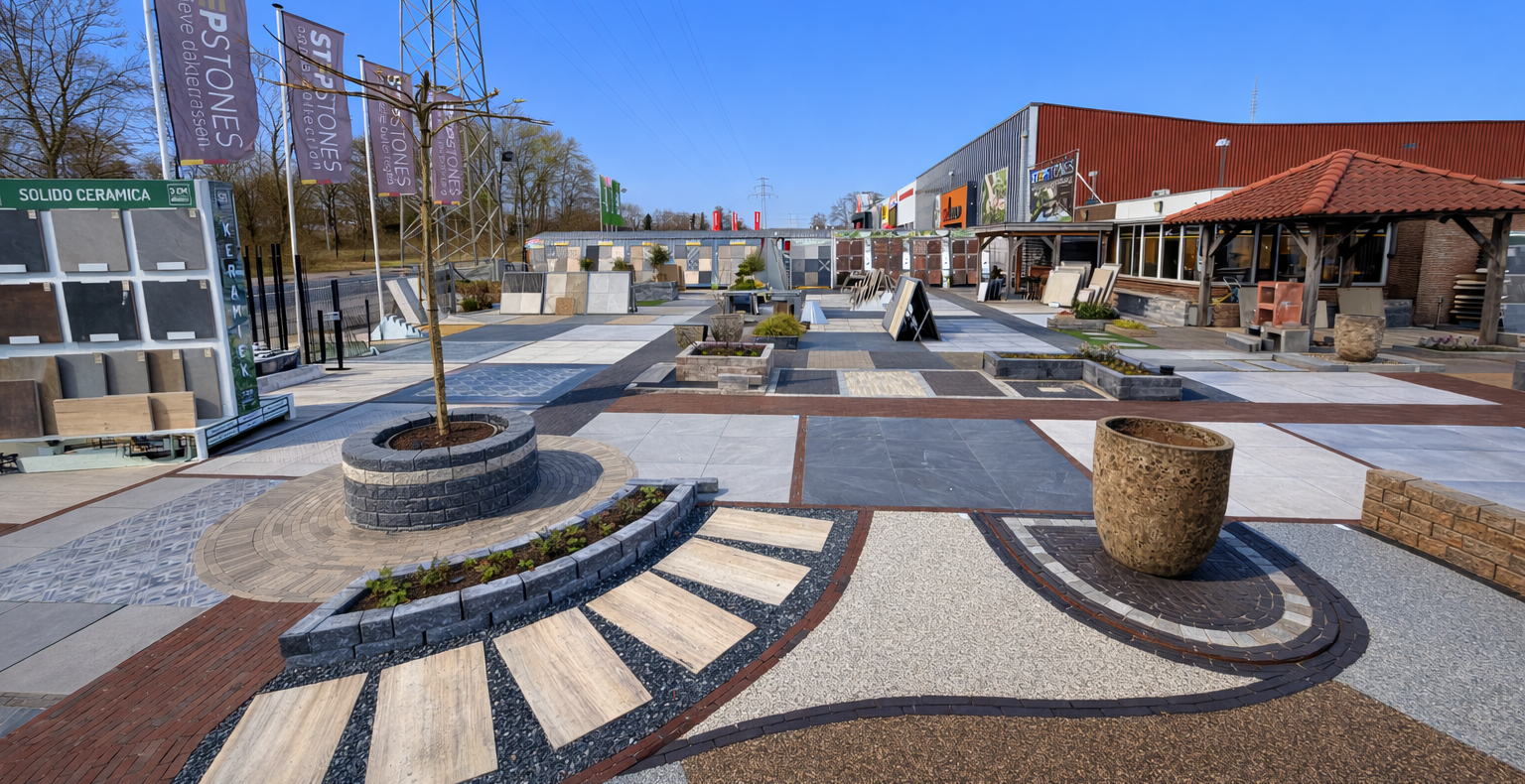 Showtuin Stepstones aan de Wegtersweg in Hengelo